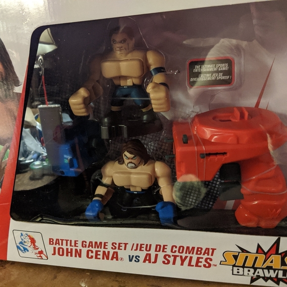 WWE Smash Brawlers John Cena VS AJ Styles Battle Set - Picture 4 of 7